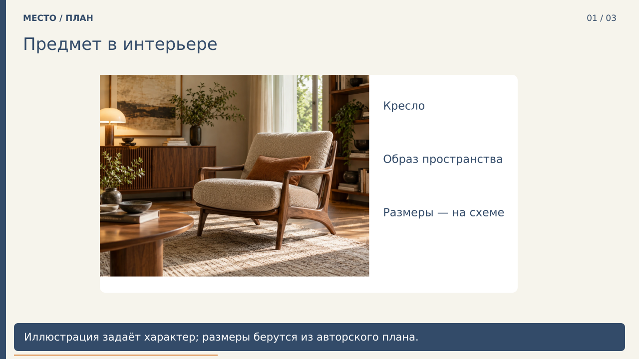 Предмет в интерьере · PNG