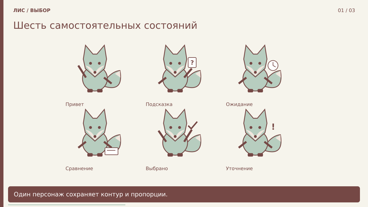 Шесть самостоятельных состояний · PNG