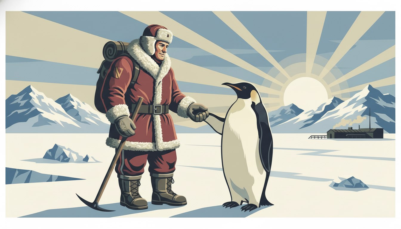 Наблюдение за пингвинами в Антарктиде